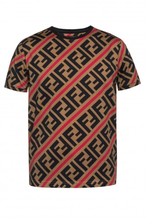 T-shirt with a logo pattern, zdjęcie 1 T-shirt with a logo pattern od Fendi